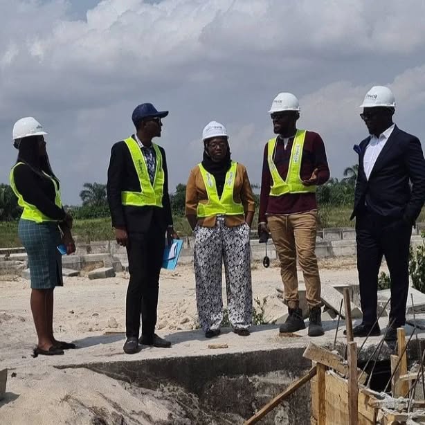 Astrotech professional team on construction site